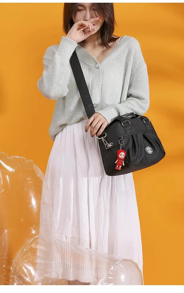 Waterproof Nylon Crossbody – Multifunctional Women’s Messenger Bag for Travel & Daily Use