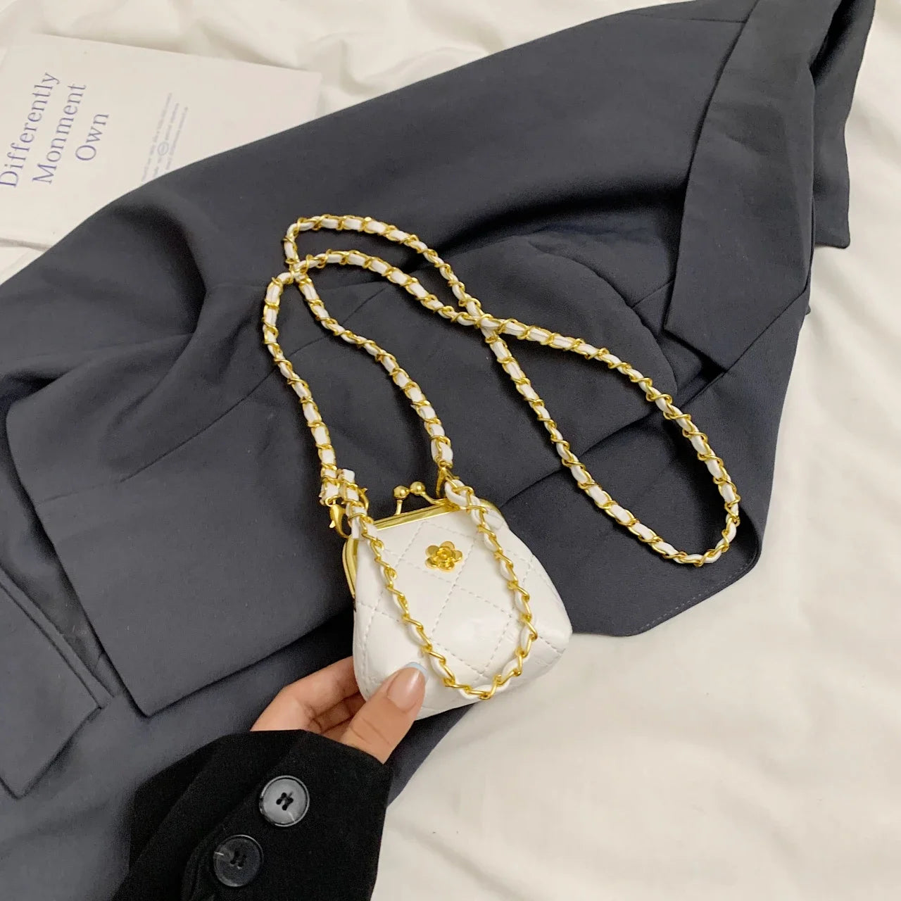 Mini Crossbody Bag - Compact Designer Shoulder Bag for Travel & Everyday