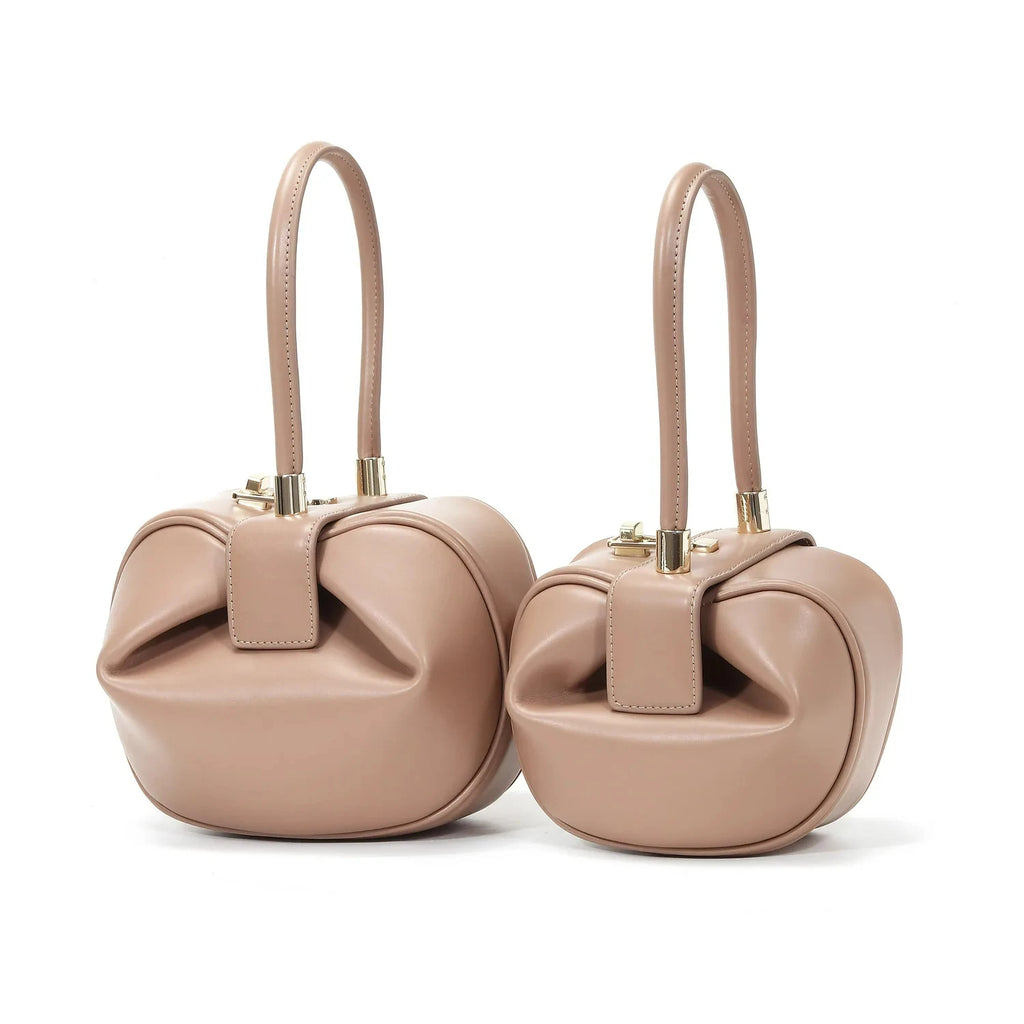 Women’s Retro Leather Dumpling Bag – 2026 Fashion Handbag & Clutch by Alirattan