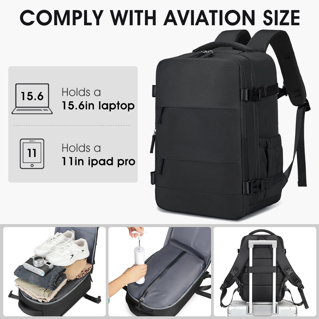 Compression Travel Bag – Large Capacity Foldable Lightweight Boarding Bag