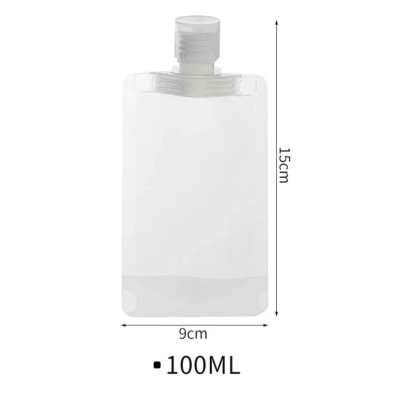 Mini Travel Bottles Set - 10-Piece Refillable Cosmetic Containers for Shampoo, Lotion & Skincare (30ml)