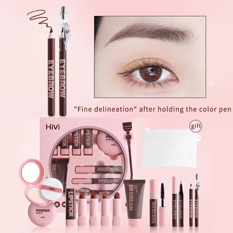 Mini Makeup Gift Set – 9-Piece Complete Kit plus one free gift