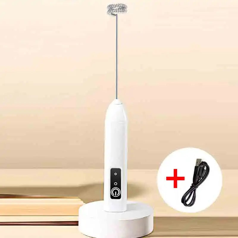 Mini Electric Blender & Milk Frother for Kitchen Use