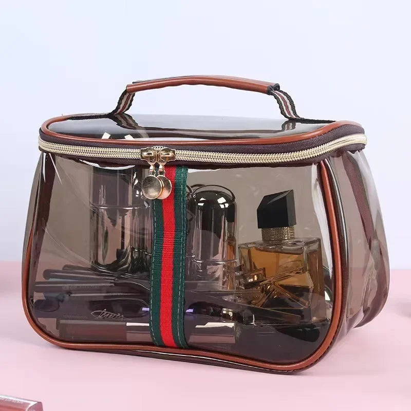 Portable Luxury Toiletry Bag – Transparent, Waterproof & Travel‑Ready