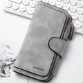 Heart‑Shaped Paw & Butterfly Wallet – Cute Card & Coin Purse