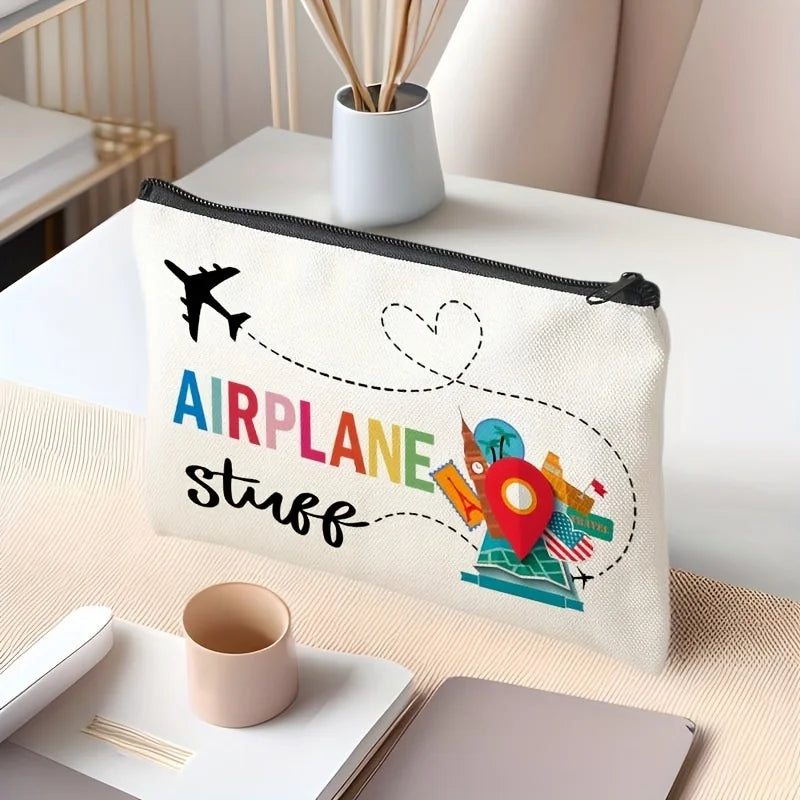 Mini Travel Makeup Bag - Cute Multifunctional Cosmetic & Jewelry Organizer Pouch