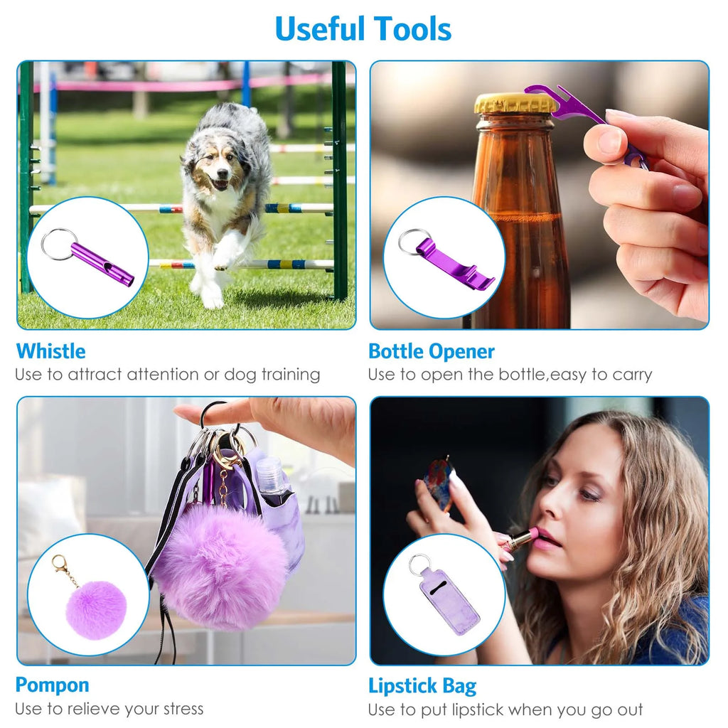 Safety Keychain Full Set – Personal Alarm &amp; Self‑Defence Accessories for Women