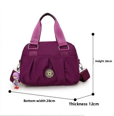 Waterproof Nylon Crossbody – Multifunctional Women’s Messenger Bag for Travel & Daily Use