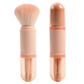 4-in-1 Telescopic Makeup Brush Set - Portable Travel Mini Brushes