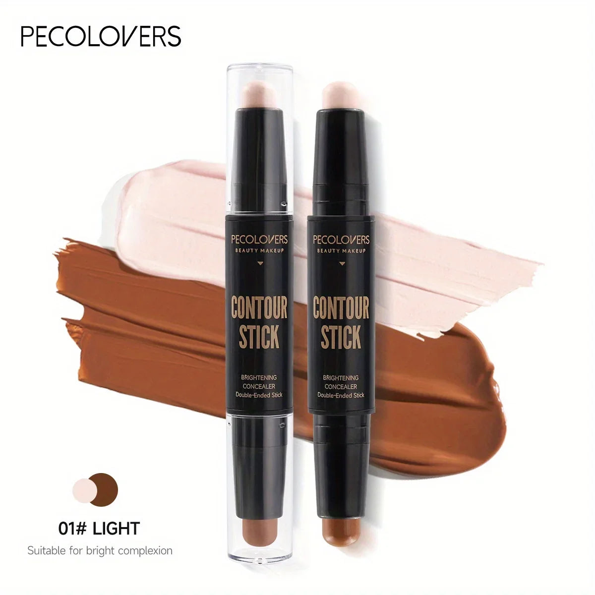 Double Head Highlight Pen – Waterproof Liquid Contour & Concealer Stick