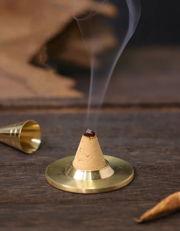 DIY Aromatherapy Set – Brass Incense Burner & Incense‑Making Kit