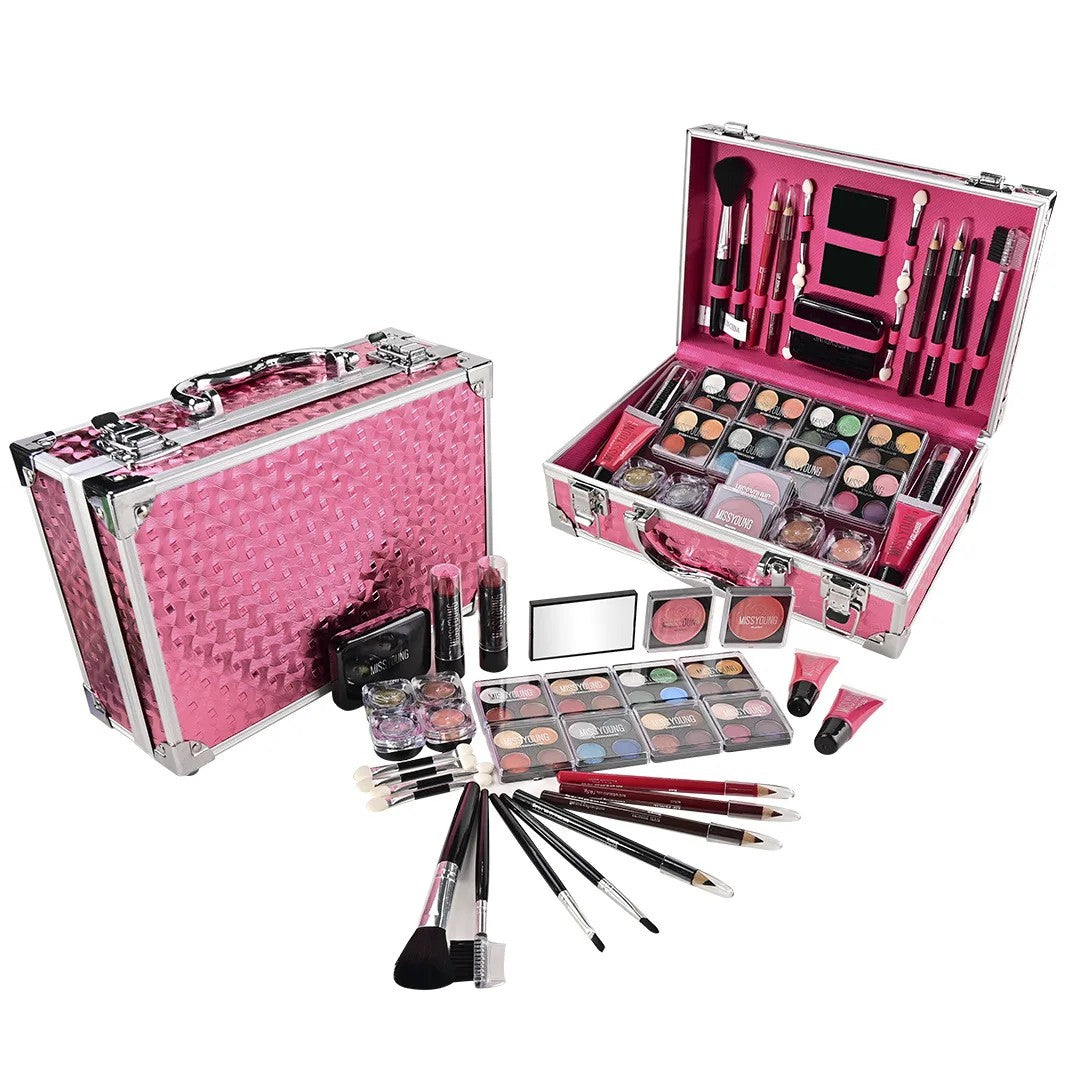 Full Mini Makeup Kit – Cosmetics Set with Travel Case