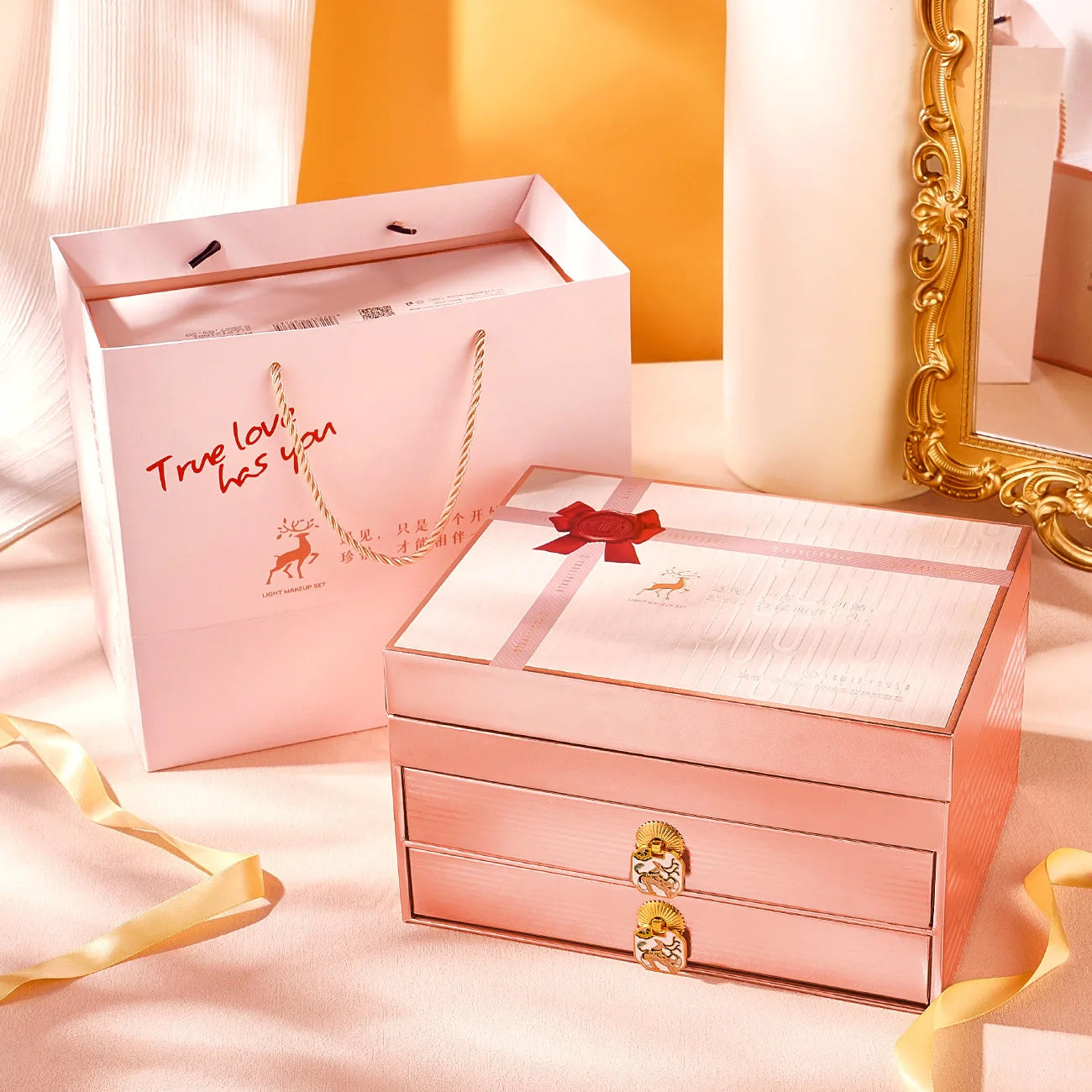 Oriental Beauty Treasure Box – 20‑Piece Complete Makeup Set