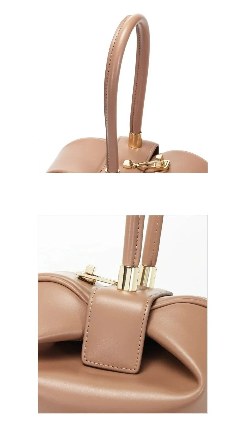 Women’s Retro Leather Dumpling Bag – 2026 Fashion Handbag & Clutch by Alirattan