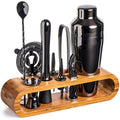 Mixology Bartender Kit – Premium 10‑Piece Cocktail Set with Bamboo Stand