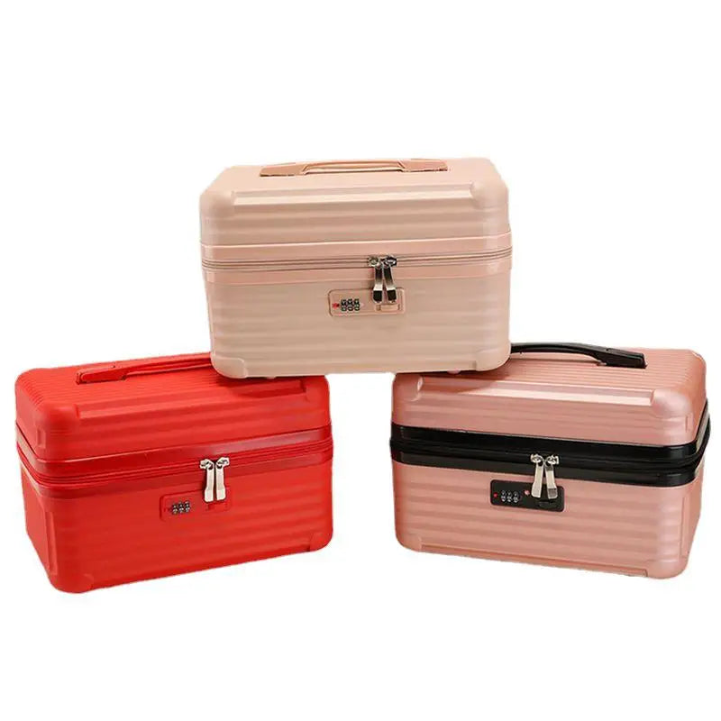 Lightweight Mini Travel Suitcase Cosmetic Box – Waterproof Portable Makeup & Hand Luggage Organizer (14/16 inch)