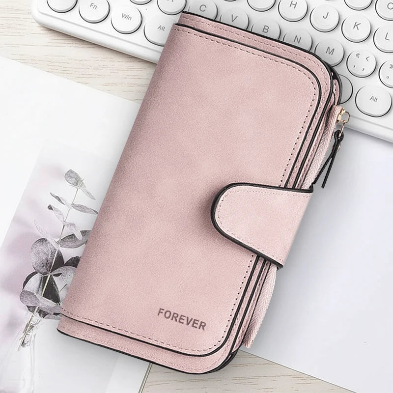 Heart‑Shaped Paw & Butterfly Wallet – Cute Card & Coin Purse