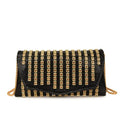 Diamond Shoulder Bag – Luxury Metallic Designer Crossbody for Parties & Glam Fashion