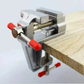 Mini Bench Vise - 3.5" Aluminum Clamp for Jewelry & Hobby Work