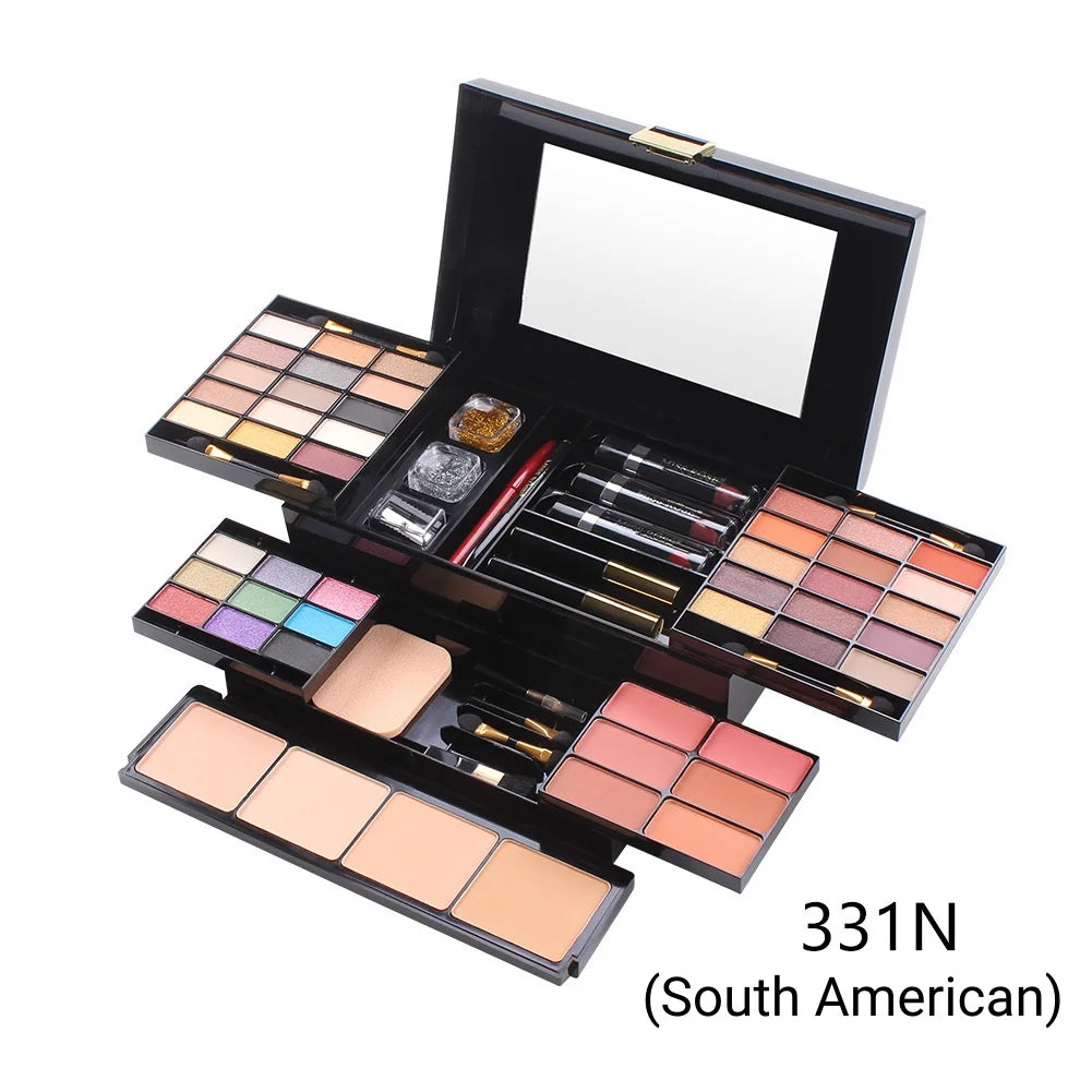 Full Mini Makeup Kit – Cosmetics Set with Travel Case