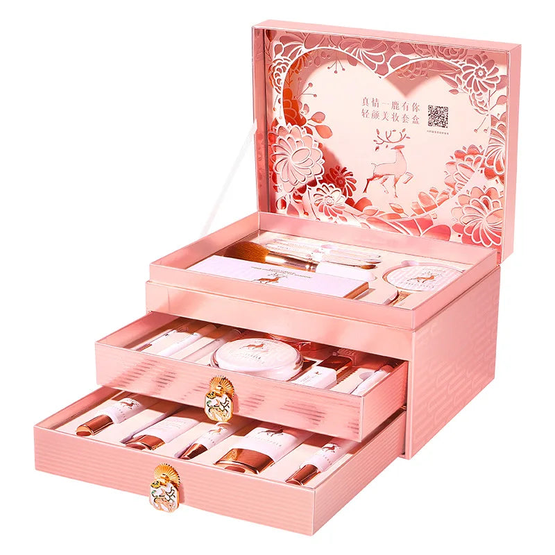 Oriental Beauty Treasure Box – 20‑Piece Complete Makeup Set