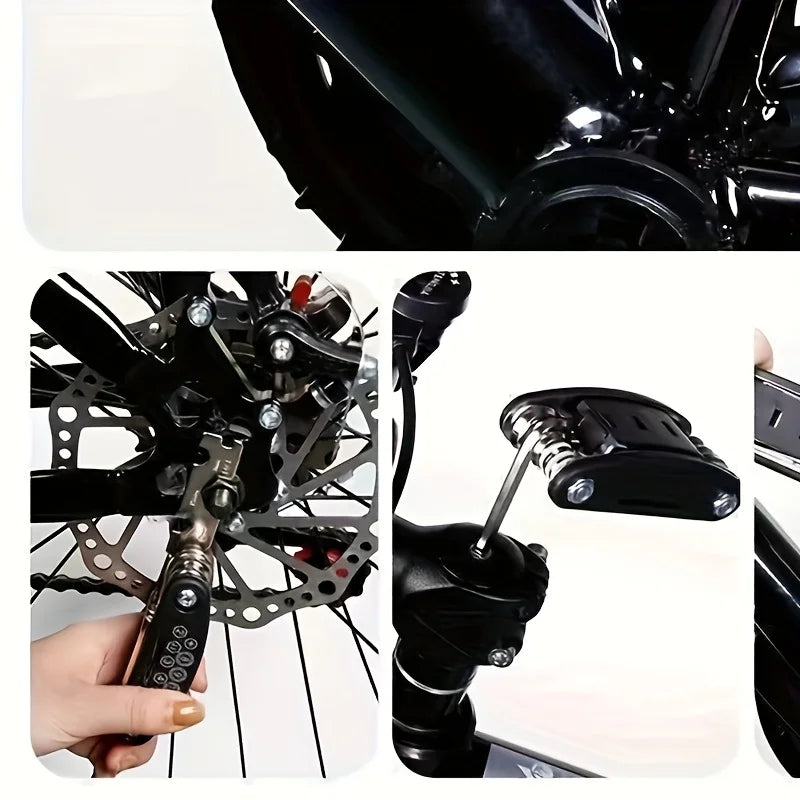 Mini 16-in-1 Socket Wrench Set – Non-Slip Rotating Head Multi-Tool