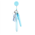 Retractable Badge Reel Multi Tools - Nurse Teacher Student Ballpoint Pen with Clip Hook
