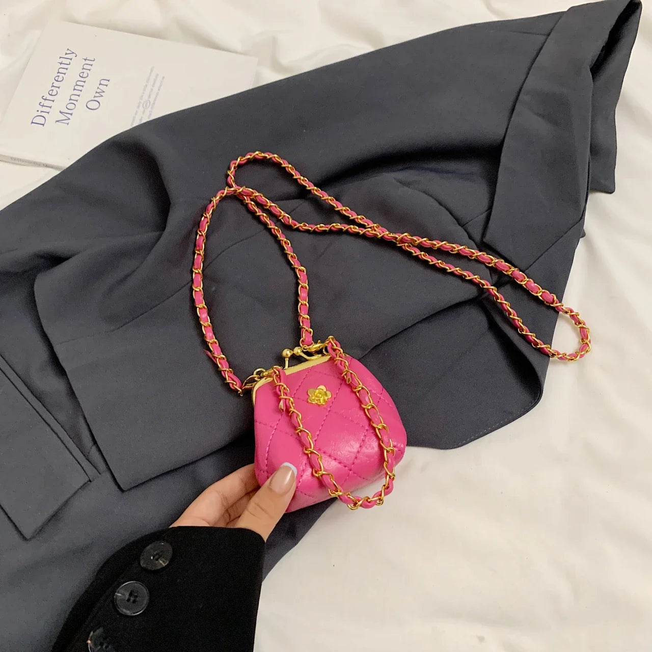Mini Crossbody Bag - Compact Designer Shoulder Bag for Travel & Everyday