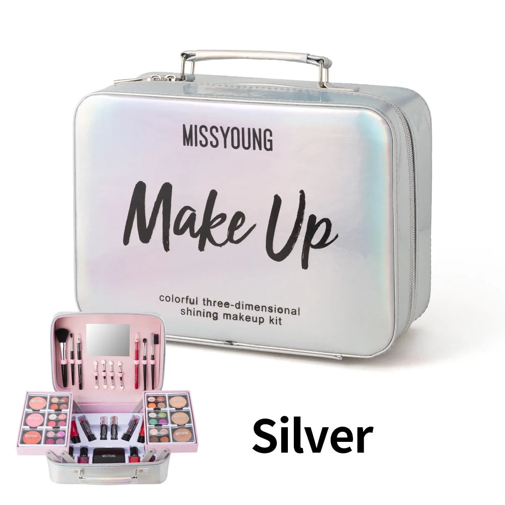 Full Mini Makeup Kit – Cosmetics Set with Travel Case