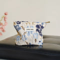 Mini Travel Cosmetic Bag - Compact Red Storage Pouch for Essentials