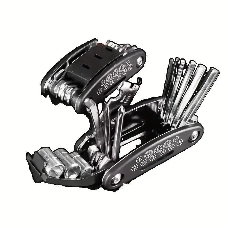 Mini 16-in-1 Socket Wrench Set – Non-Slip Rotating Head Multi-Tool