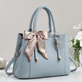 Women’s Soft Shoulder Modern Bag 2026 – Square Design, Scarf Tie Detail 6 Colours