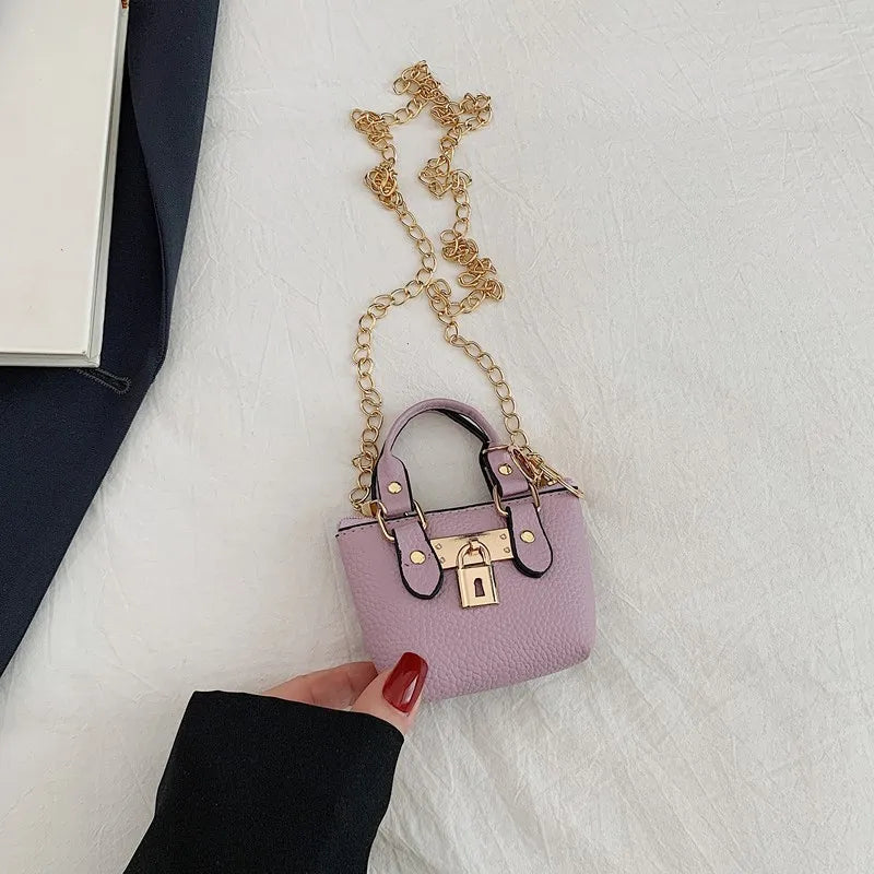 Mini Square Crossbody Bag - Compact Shoulder Bag for Women
