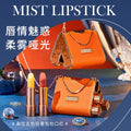 Velvet Matte Lipstick Gift Set – 5‑Piece Moisturizing Chain Bag Kit