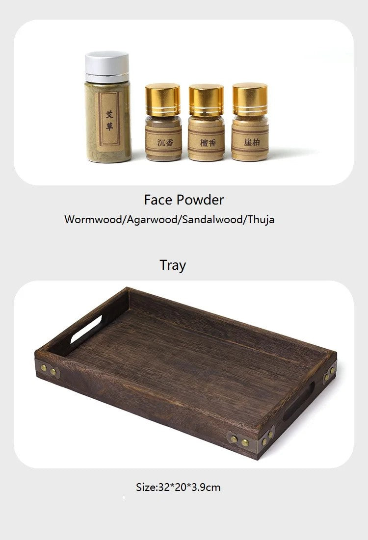 DIY Aromatherapy Set – Brass Incense Burner & Incense‑Making Kit
