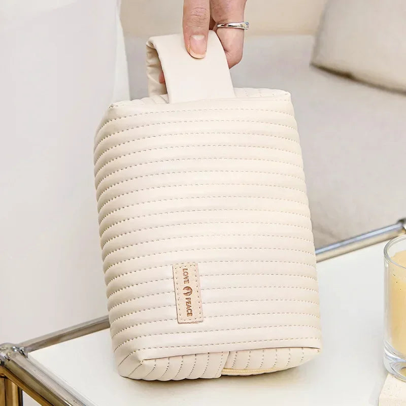 Mini Waterproof Makeup Bag - Compact Travel Cosmetic Organizer