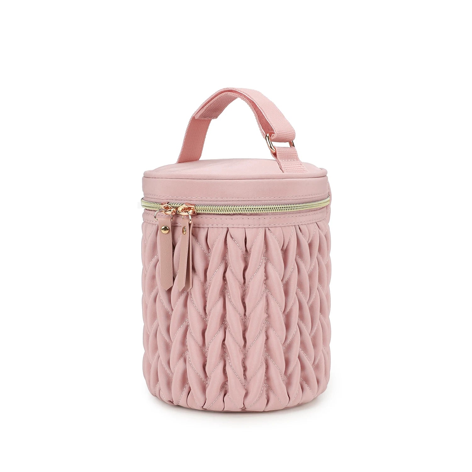 Multi‑Functional Baby Milk Cooler Bag – Waterproof Insulated Stroller Hanging Meal Bag (Fabric, Zipper Closure)