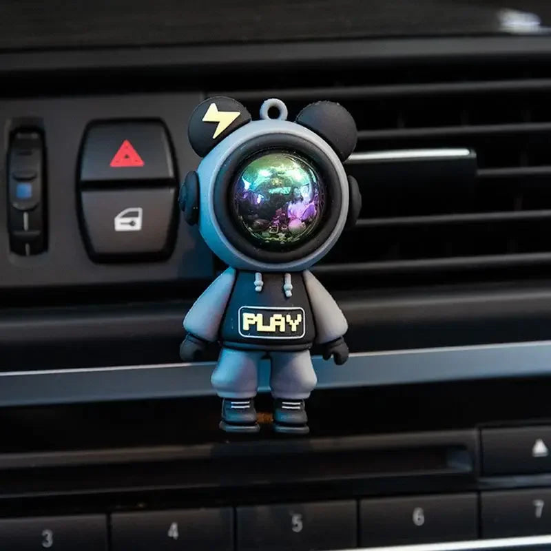 Mini Rotating Propeller Car Air Freshener - Creative Vent Clip Aromatherapy