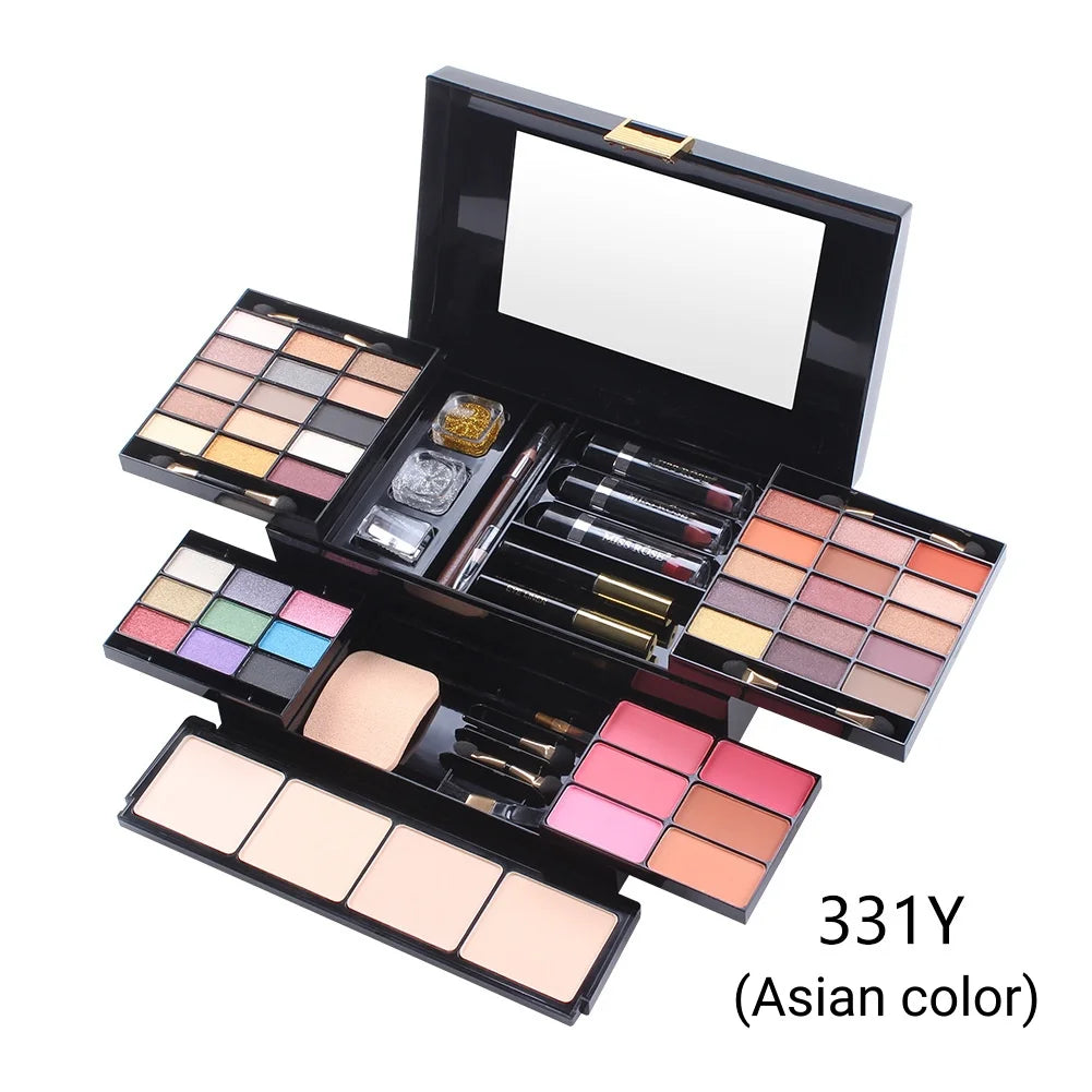 Full Mini Makeup Kit – Cosmetics Set with Travel Case