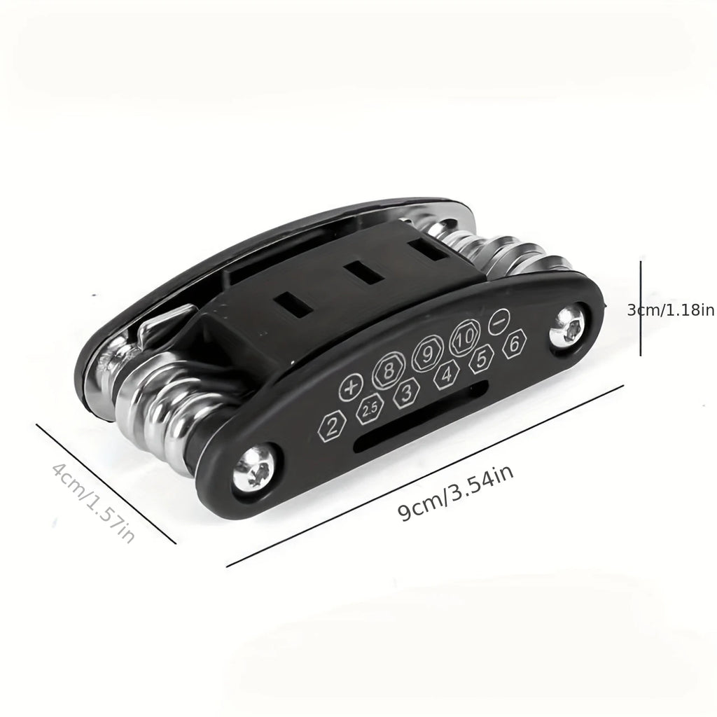 Mini 16-in-1 Socket Wrench Set – Non-Slip Rotating Head Multi-Tool