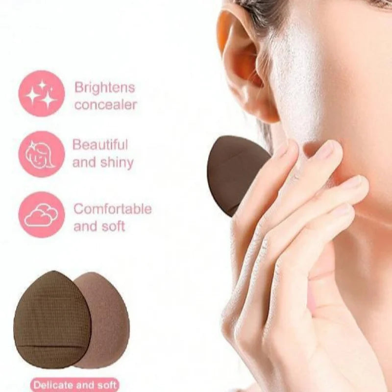 40‑Piece Beauty Makeup Tool Combo Set – Face Wash, Puffs, Brushes & Triangle Powder Puff Kit