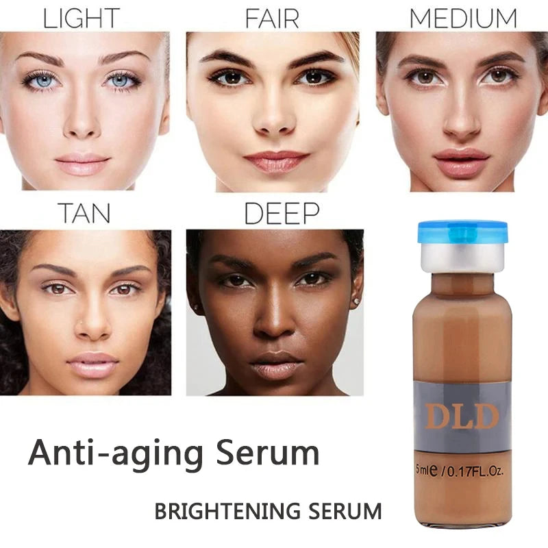 Mini BB Antiaging Cream Kit - Peptide Foundation Set with SPF & Vitamins for Skin Brightening