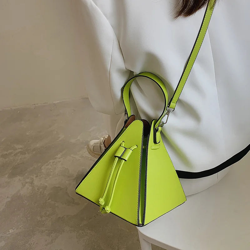 Triangular Monitor Display Triangle Crossbody Bag – Unique Design Shoulder Bag in 8 Colours ...