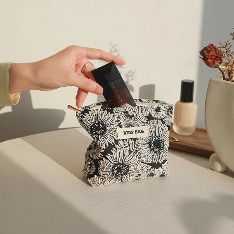 Mini Travel Cosmetic Bag Storage Pouch for Essentials- 29 Pattern and Colour options