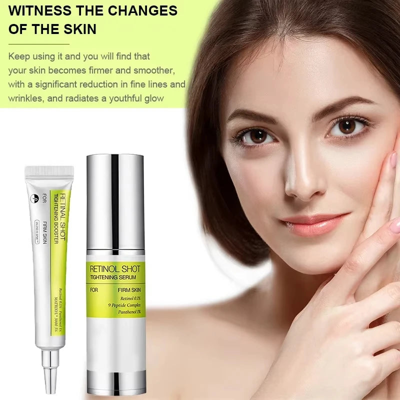 Korean Skincare Retinol Shot Tightening Eye Cream – Firming, Brightening, Anti‑Aging Skincare Set