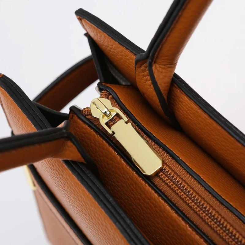 3‑Piece Premium Vegan Leather Bag Set – Shoulder Bag + Coin Purse + Card Holder