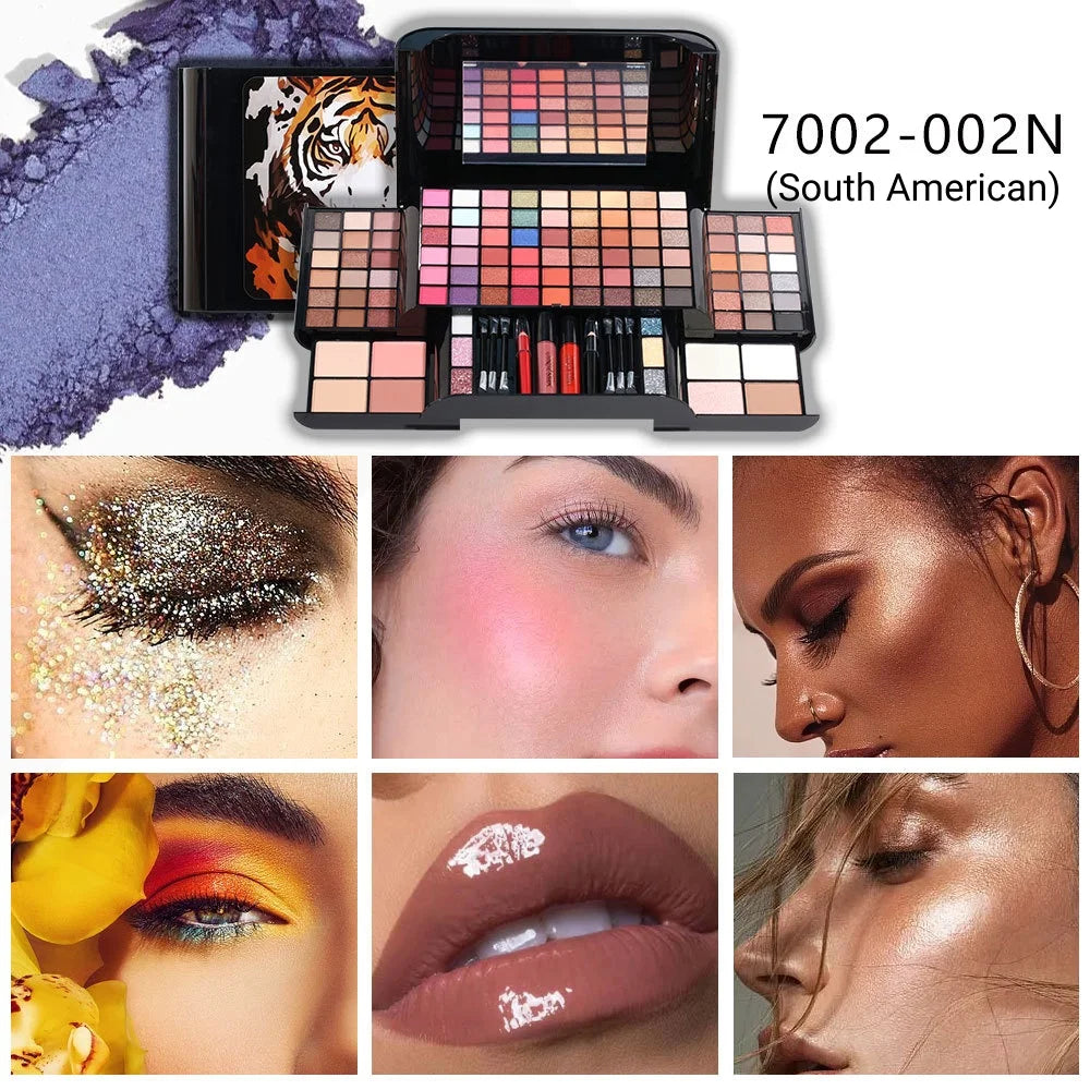 Full Mini Makeup Kit – Cosmetics Set with Travel Case