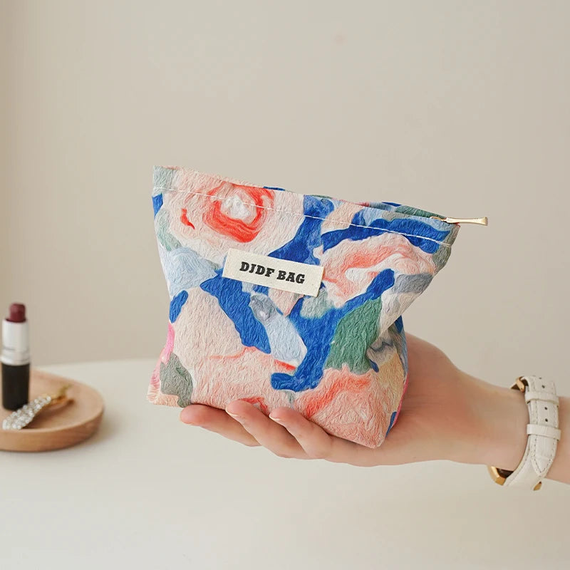 Mini Travel Cosmetic Bag Storage Pouch for Essentials- 29 Pattern and Colour options