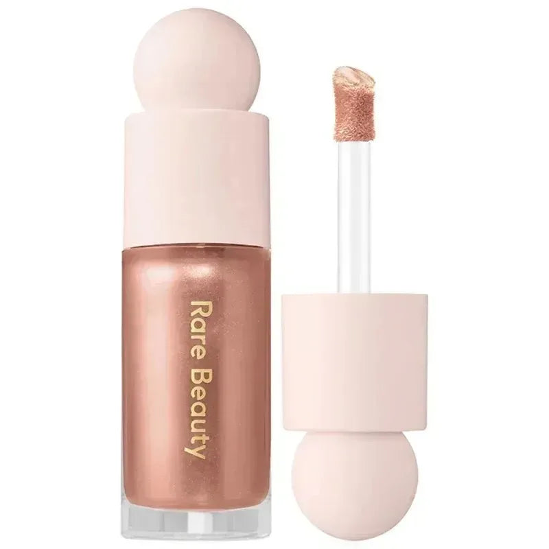 Rare Beauty Highlight Powder Luminizer Liquid Shiny with Mirror Moisturizing Lip Glaze Smooth Lightweight Face Waterproof Makeup