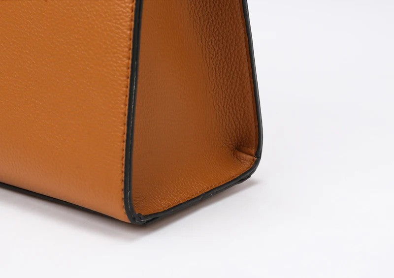 3‑Piece Premium Vegan Leather Bag Set – Shoulder Bag + Coin Purse + Card Holder